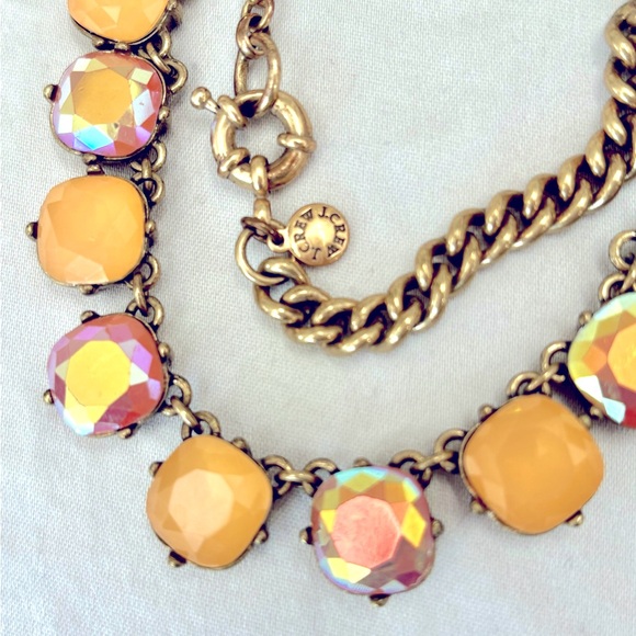 J Crew Crystal Stone Necklace - Picture 1 of 3